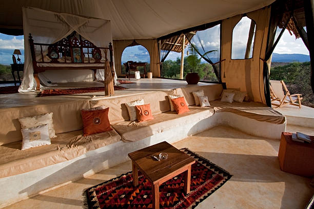 What accommodations are available during safari (tents, lodges, luxury)?  2026